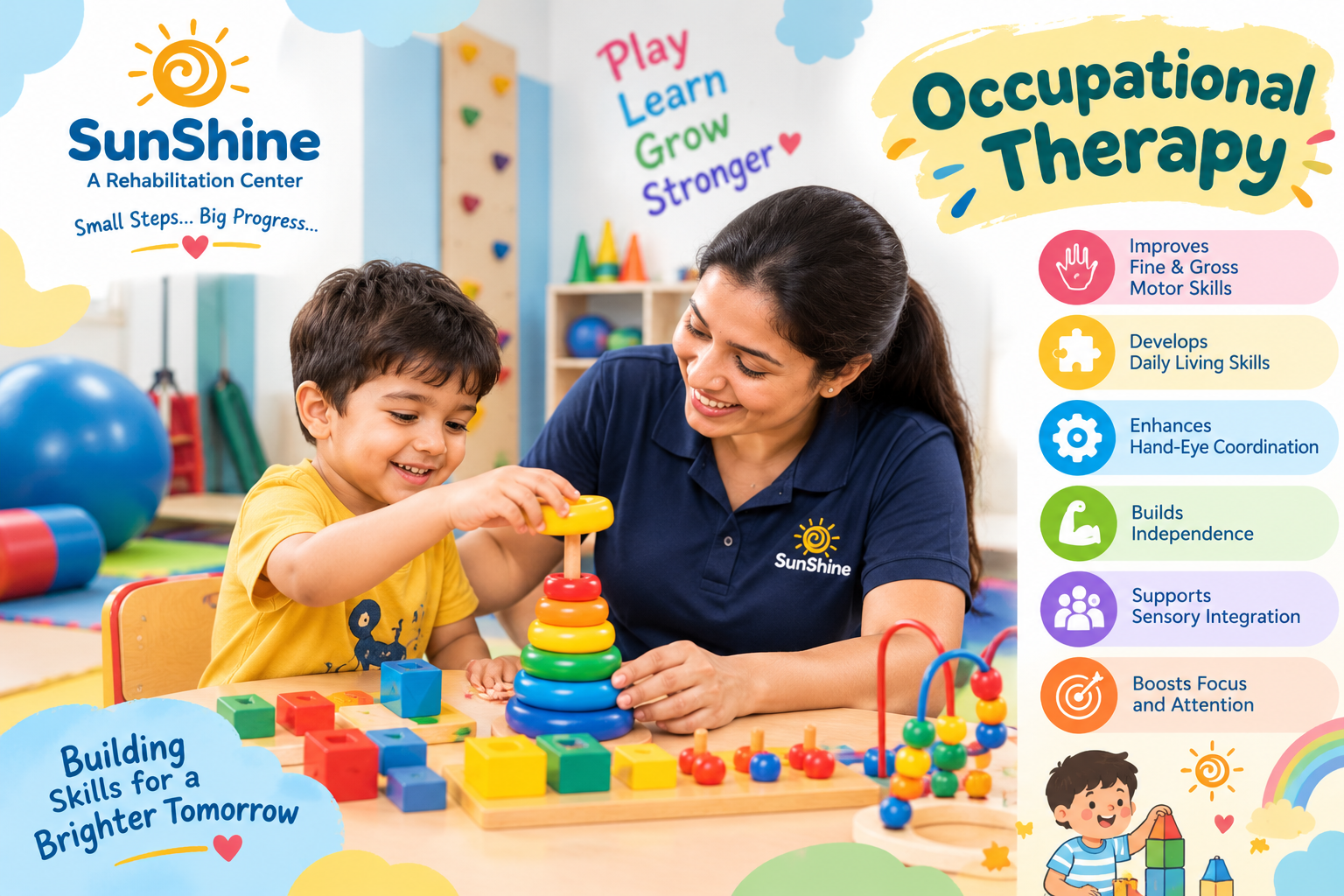 Occupational therapy session at SunShine